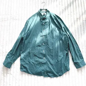 L.L.Bean 엘엘빈 긴팔 셔츠 XL 그린 체크 무늬 캐주얼