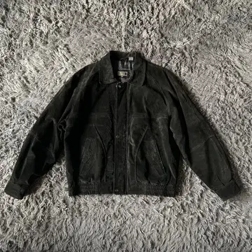 스웨이드 블루종 자켓