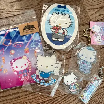 익명 배송 미사용품 산리오 다니엘 굿즈 묶음 판매 메모장 키링