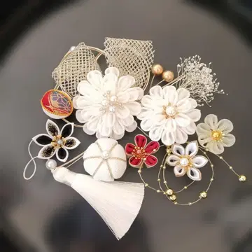 츠마미세이쿠 머리 장식 성인식 결혼식 졸업식