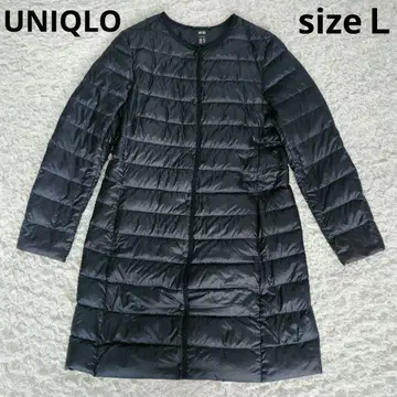 UNIQLO 울트라 라이트 다운 롱 코트 네이비 L