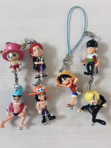 원피스 스트랩 피규어 7체 세트