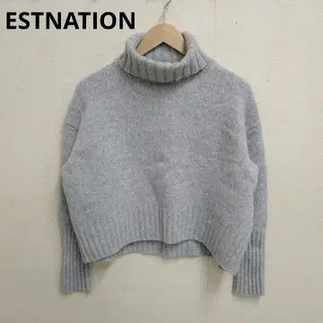 D505 ESTNATION 울 캐시미어 터틀넥 니트 38