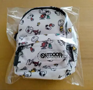 새상품 OUTDOOR 스누피 백팩형 펜 케이스 미니 백팩