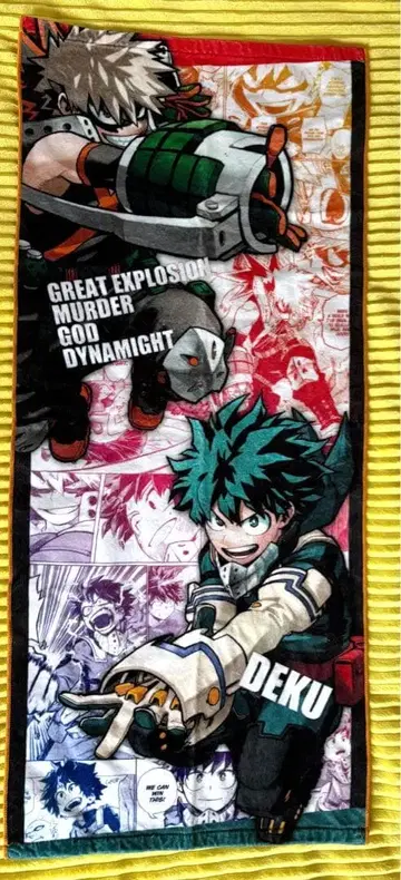 나의 히어로 아카데미아 페이스 타월 데쿠와 바쿠고