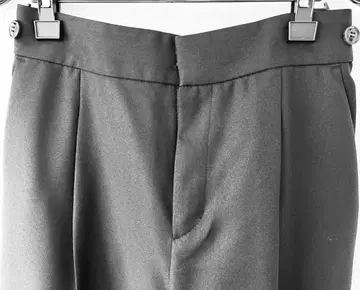 [ ROPE PICNIC ] 블랙 턱인 테이퍼드 팬츠