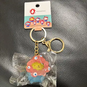 미야쿠미야쿠 클리어 폼폼푸딩 키링