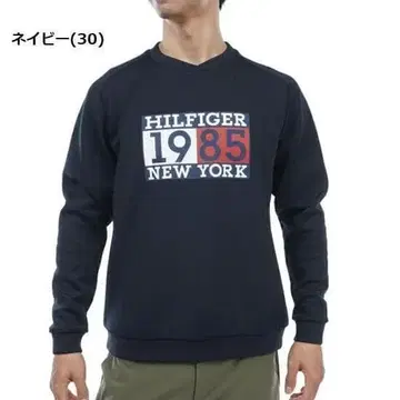가을/겨울 타미힐피거 골프 로고 크루넥 맨투맨 L/NV