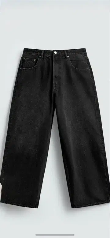 Zara 슈퍼 배기 핏 데님 JP 30 블랙