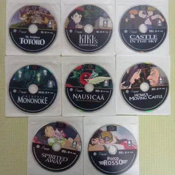[ 하자품 ] [북미판 DVD] 지브리 작품 8세트