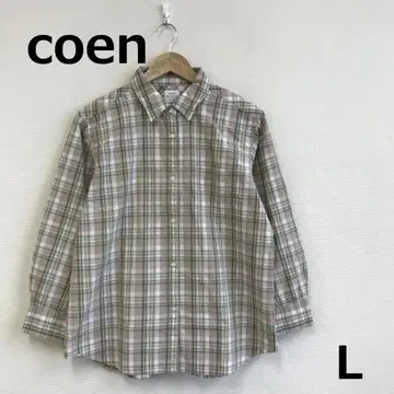 A1113A08 [ coen ] 2WAY 긴소매 체크 셔츠