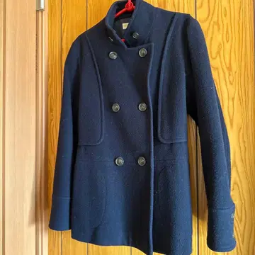 Blancafe 네이비 울 피 코트