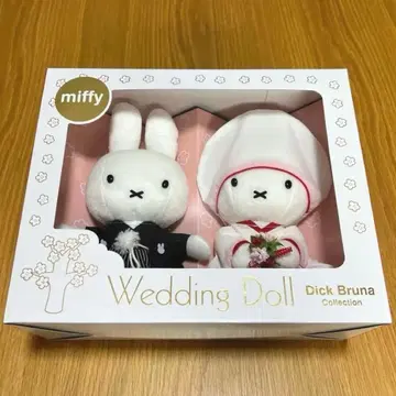 미피 봉제 인형 결혼 신랑 신부