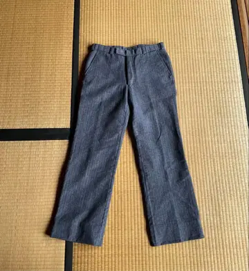 [ 눈물 TALON ] 울 트라우저 슬랙스 스트라이프 70s