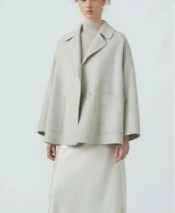 Ballsey 프리미엄 울 리버 숏코트