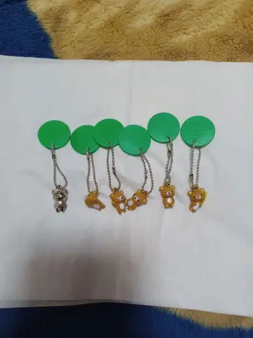 이토엔 리락쿠마 스트랩 키링 6개 세트