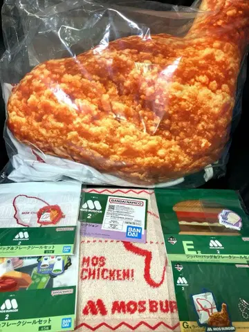 모스치킨 B상 쿠션 제일복권 모스버거 E상 F상 G상 6종