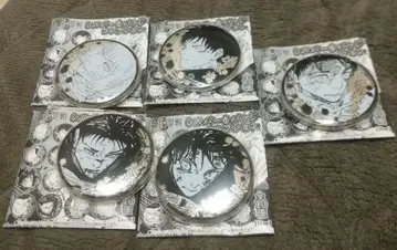 주술회전 실버 캔뱃지 은색 배치 옷코츠 유타 후시구로 메구미 5개 세트