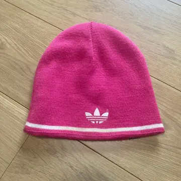 adidas 핑크 니트 모자