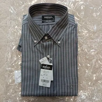 REGAL 논아이론 스트라이프 와이셔츠 LL