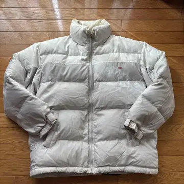 Reebok 화이트 다운 자켓