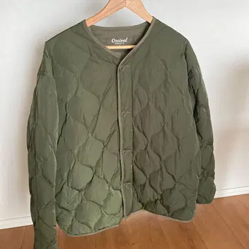 오르치발 퀼팅 다운 자켓 카키 사이즈 5