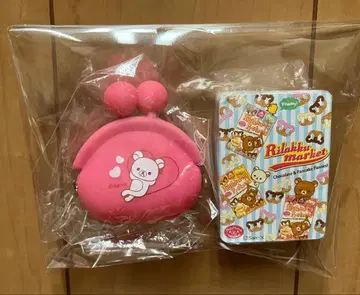 리락쿠마 미니 실리콘 가마구치 미니 카드놀이 새상품 [ 익명 배송 ]