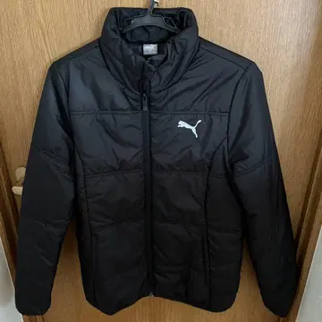 PUMA 블랙 다운 패딩 자켓 아시아 사이즈