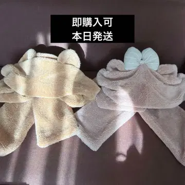 [디즈니씨] 더피 & 셰리메이 후드 부착 머플러 세트