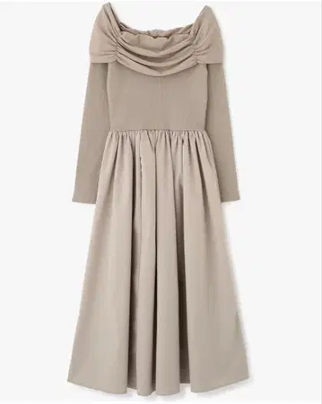 NATURAL BEAUTY BASIC 베이지 롱 원피스