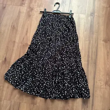 To b. by agnes b. 별 롱 스커트 티어드