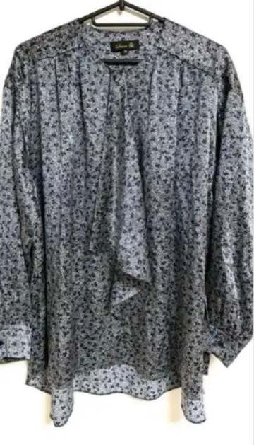 드로어 drawer 꽃무늬 블라우스 38 실크