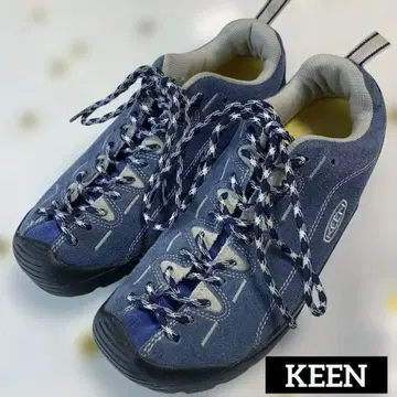 KEEN 킨 파랑 블루 스웨이드 스니커즈 26cm