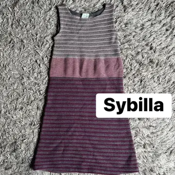 Sybilla 슬리브리스 니트 원피스