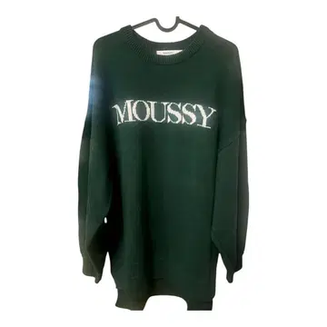 MOUSSY 그린 오버 사이즈 스웨터