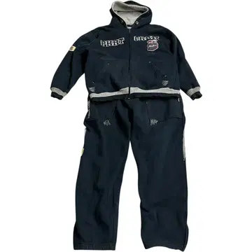 PHAT FARM 네이비 맨투맨 셋업 상하의 XL 저지