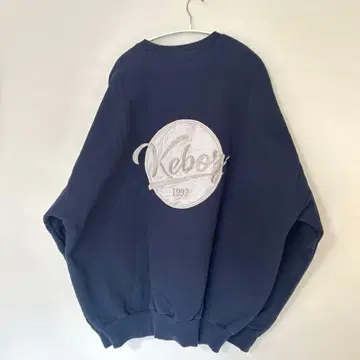 Keboz 네이비 오버 사이즈 맨투맨