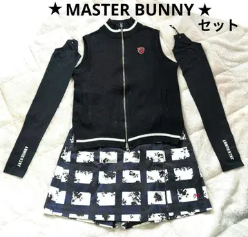 [MASTERBUNNY] 집업 베스트와 스커트 & 암 커버 세트