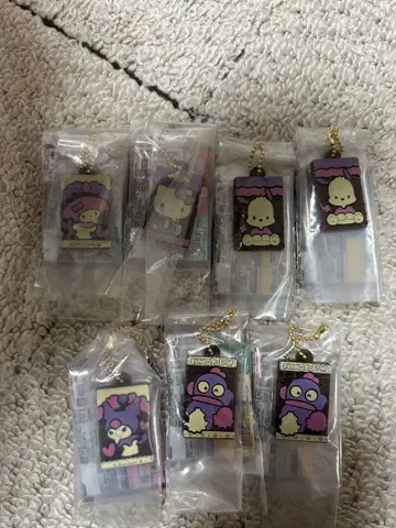산리오 가챠가챠 캐릭터 초콜릿 미니어처 세트