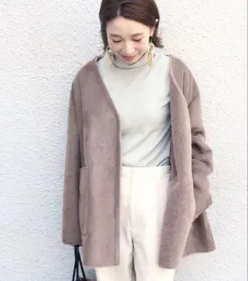 SHIPS 쉽스 리버서블 페이크 무스탕 코트