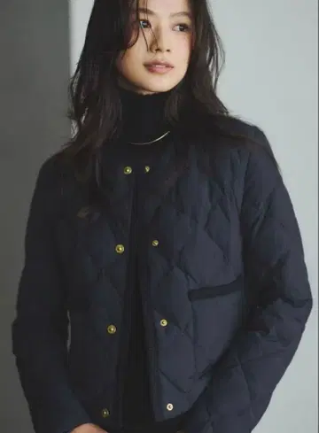 [ TAION x anuans ] 노카라 퀼팅 숏 다운 택 포함