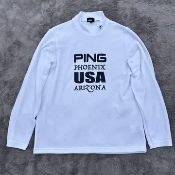 [ 핑 ] 새상품급 모크넥 빅 로고 LL 사이즈 남성용 Arizona