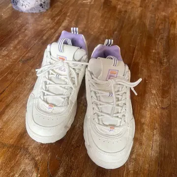 FILA 스니커즈 화이트/라벤더