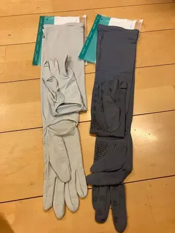 자외선 차단 UPF50+ 냉감 롱 손가락 있음 여성용 UV컷 자외선 차단