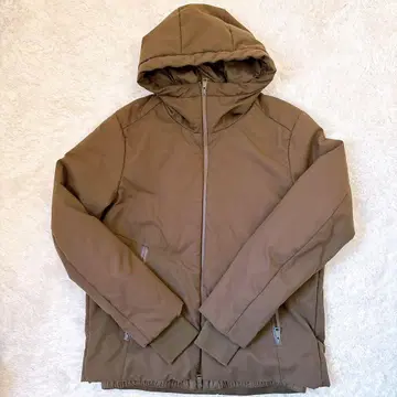 GLOBAL WORK 후드 부착 나일론 자켓 올리브 그린 L 사이즈