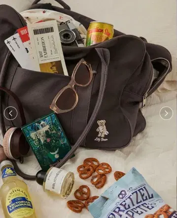 택 포함 새상품 릴리 브라운 Lily Bear 트래블 보스턴 백