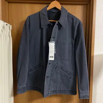 Uniqlo U 오버 사이즈 컬러 데님 자켓 S 사이즈