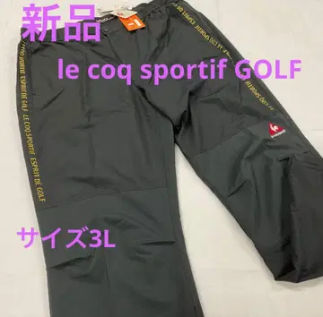 새상품 르꼬끄 스포르티브 골프 팬츠 블랙 3L #3104
