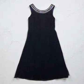 FERRE Milano 페레미라노 데콜테 비쥬 원피스 드레스