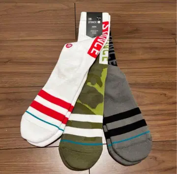 새상품 STANCE 삭스 3족 세트 25.5-29.0 cm